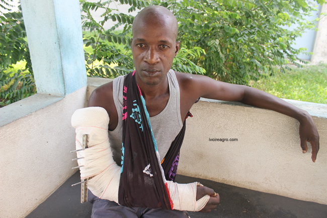 11/01/17 Soubre –insécurité filière café cacao : l’acheteur de produit Adama Sidibe a frôlé la mort